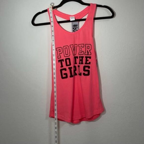 Series 8 Florescent Pink Tank Power to the Girls Size Medium - Picture 3 of 7